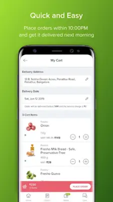 bbdaily Online Milk & Grocery android App screenshot 2