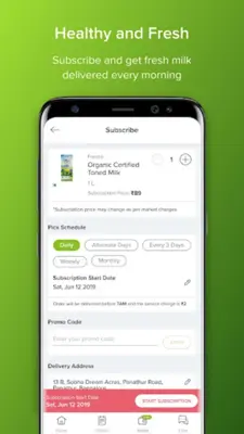 bbdaily Online Milk & Grocery android App screenshot 3