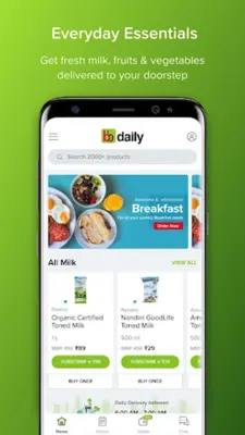 bbdaily Online Milk & Grocery android App screenshot 4